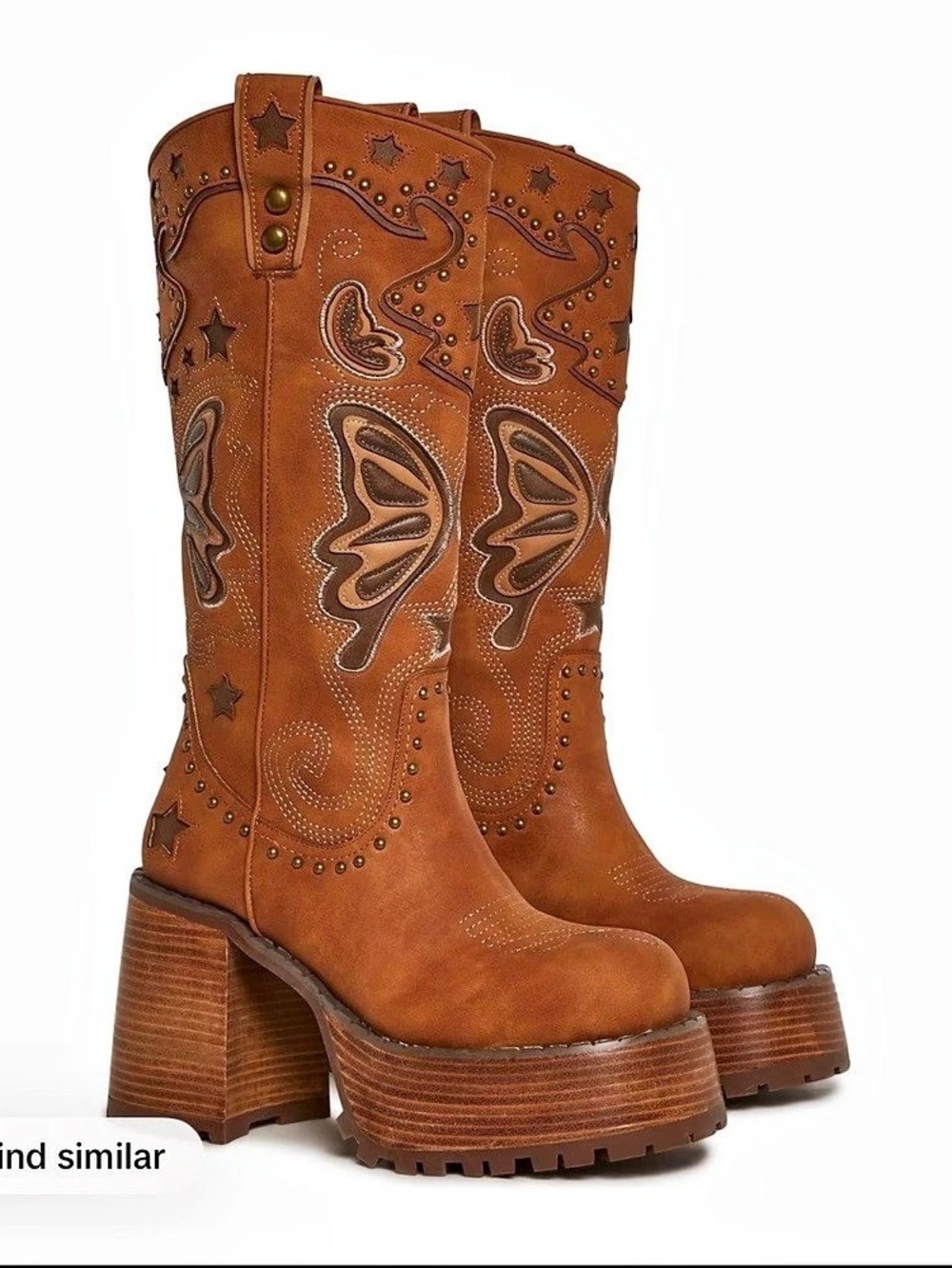 Butterfly Rodeo Western Boots - Copper - Picture 2 of 5
